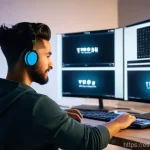 영상콘텐츠 전문가의 다양한 업무 포지션 - **Short-Form Content Creation Mastermind:**
    "A vibrant, dynamic shot of a young adult (male or f...