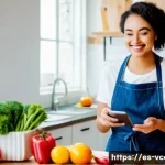 영상콘텐츠 전문가 이직 성공 사례 - **Prompt 1: "Discovering Your Creative Voice"**
    A vibrant, realistic photo of a young woman in h...